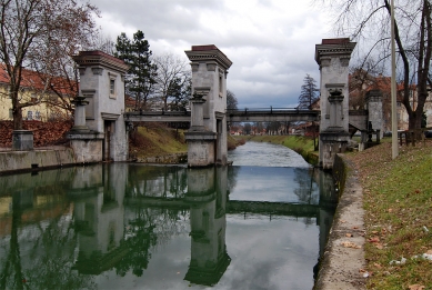 Ljubljanica Sluice Gate - foto: Petr Šmídek, 2008