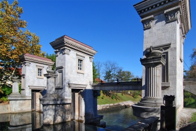 Zdymadlo na řece Lublanica - foto: Petr Šmídek, 2008