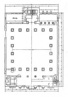 Kostel sv. Františka z Assisi - Půdorys z roku 1925