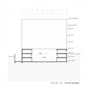 Muzeum paměti Andalusie - Příčný řez - foto: Alberto Campo Baeza