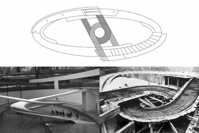 Andalucia's Museum of Memory - Výběh tučňáků v londýnské ZOO od Bertholda Lubetkina (Tecton) z roku 1934. Železobetonové rampy ve výběhu pochází od inženýra Ove Arupa.