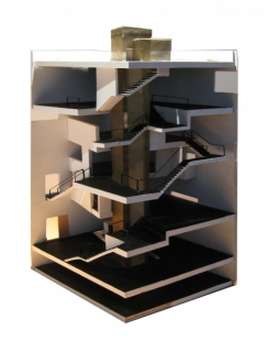 Centrum Knuta Hamsuna - Model - foto: Steven Holl Architects