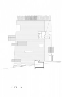 Centrum Knuta Hamsuna - Východní fasáda - foto: Steven Holl Architects