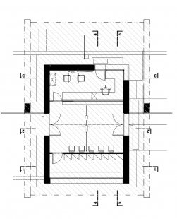 Reception PREFA Prague - Floor plan - reception B