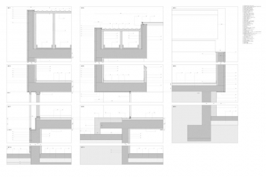 Dům ve svahu pod hradem - Detaily obv. pláště - foto: Fran Silvestre Arquitectos