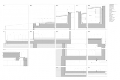 Dům ve svahu pod hradem - Detaily obv. pláště - foto: Fran Silvestre Arquitectos