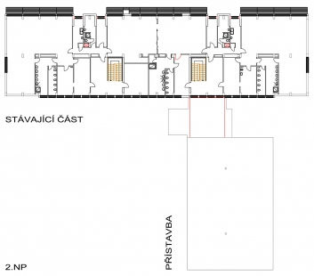Rekonstrukce a přístavba mateřské školy - 2NP