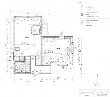 Tokyo Apartment - Půdorys přízemí - foto: Sou Fujimoto Architects