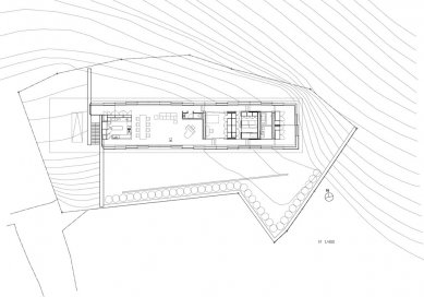 Floating Roof House - Půdorys přízemí - foto: Tezuka Architects