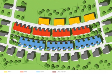 Rezidence Zlín-Příluky - Situace - foto: archiv autorů