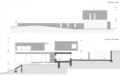 Dům na Lazech II. - Pohledy jižní a západní