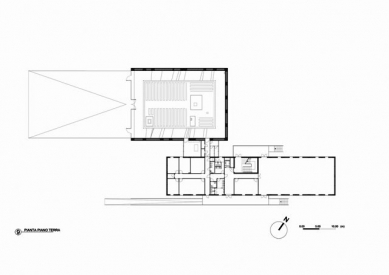 Kostel svatého Pavla - Půdorys přízemí - foto: Doriana e Massimiliano Fuksas