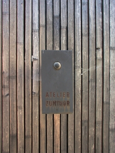 Atelier Zumthor - foto: Petr Šmídek, 2002