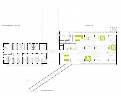 Rekonstrukce administrativní budovy a dostavba vzorkovny Sapeli - 2NP
