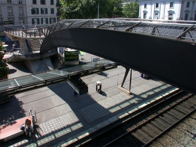 Rozšíření nádraží Stadelhofen - foto: Petr Šmídek, 2002