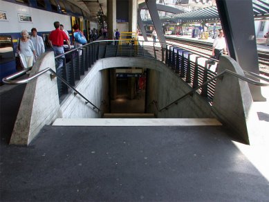 Rozšíření nádraží Stadelhofen - foto: Petr Šmídek, 2002