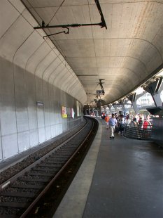 Rozšíření nádraží Stadelhofen - foto: Petr Šmídek, 2002