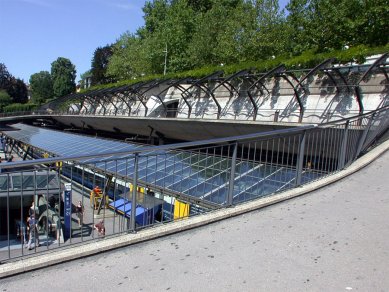 Rozšíření nádraží Stadelhofen - foto: Petr Šmídek, 2002