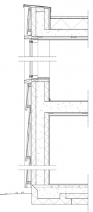 Dům K - Detail fasády - foto: Tham & Videgård Hansson Arkitekter