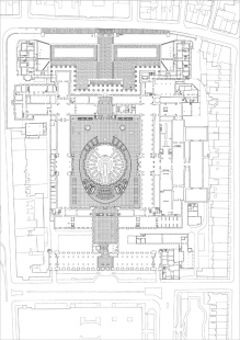 Queen Elizabeth ll Great Court, British Museum - Půdorys přízemí - foto: Foster and Partners