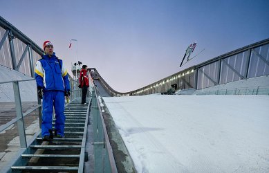 Nový skokanský můstek Holmenkollen - foto: © Iwan Baan / www.iwan.com