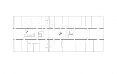 Školní centrum v Opfikonu - 2. NP - foto: © e2a - eckert eckert architekten