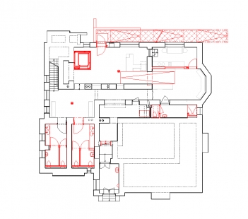 Villa Jurkovič renovation - Souterrain - current state