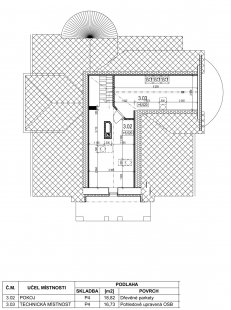 Rekonstrukce a přístavba vilky v Horních Počernicích - Podkroví