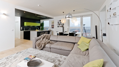 Interior of the Holešovice Brewery Apartment - foto: Martin Zeman