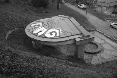 Revitalizace městského parku Studánka - Pohled z Husovy ulice - původní stav - foto: archiv Ateliéru Brno