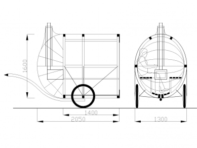 Bicycle sauna - Plans - foto: H3T Architekti