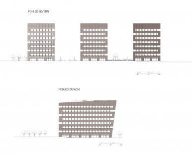 Administrativní centrum Prosek Point  - Pohledy