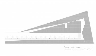 Archeologické muzeum v údolí Côa - Výkres střechy - foto: Camilo Rebelo & Tiago Pimentel