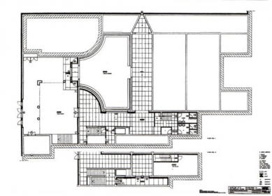 Santa Maria Church - Půdorys suterénu - foto: Alvaro Siza