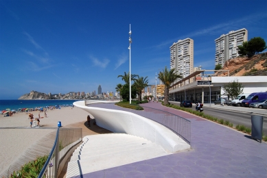 Benidorm West Beach Promenade - foto: Petr Šmídek, 2011