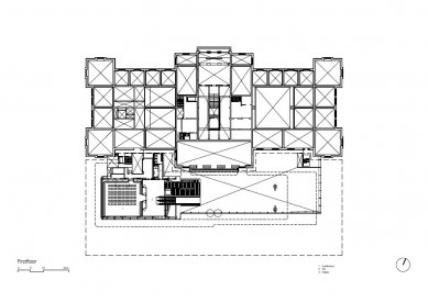 New Stedelijk Muzeum - Půdorys 1.np - foto: Benthem Crouwel Architects 