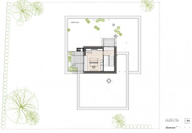 Villa in Czech near Brno - Floor plan 2nd floor