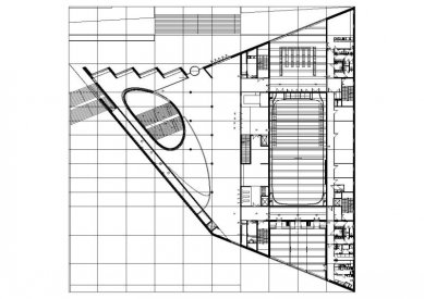 Regionální knihovna a vzdělávací centrum - Ground floor - entrance