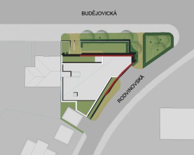 Multifunctional Building – Budějovická - Situation