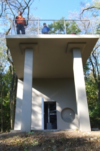 Revitalization of the forest park in Nový Lískovec in Brno - Watchtower - entrance - foto: Vanda Štěpánová