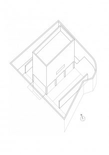 Dům Moliner - Axonometrie - foto: Alberto Campo Baeza