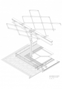 Villa Romana La Olmeda - Detailed axonometry - foto: Paredes Pedrosa arquitectos