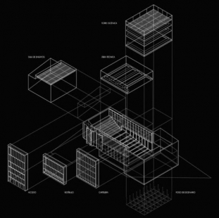 Theatre Valle-Inclán - <translation>Exploded axonometry</translation> - foto: Paderes Pedrosa Arquitectos