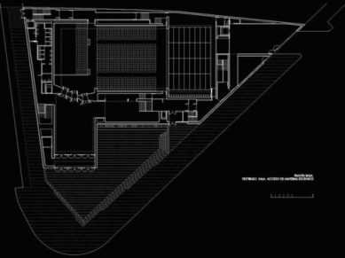 Theatre Valle-Inclán - Ground floor layout - foto: Paderes Pedrosa Arquitectos