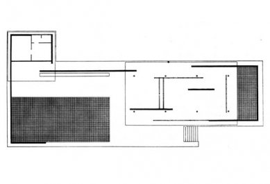 Pavilon Barcelona - Půdorys - foto: © LMvdR, 1929