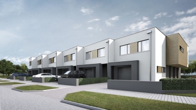 Terraced houses in Wroclaw - Visualization - foto: IN/OUT