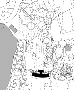 Dům v oboře - Situace - foto: e-MRAK