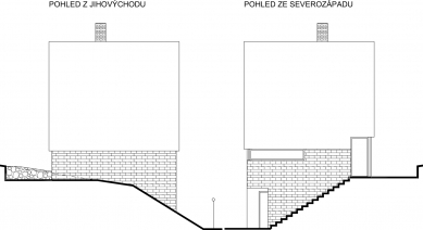 Rodinný dům Ráječko - Pohled JV a SZ