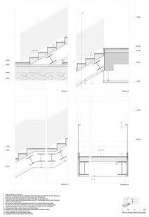 Ávila Congress and Exhibitions Municipal Centre - Detail of staircase - foto: Courtesy of Francisco Mangado