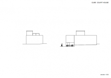 Cube Court House - Pohledy - foto: Courtesy of Shinichi Ogawa & Associates